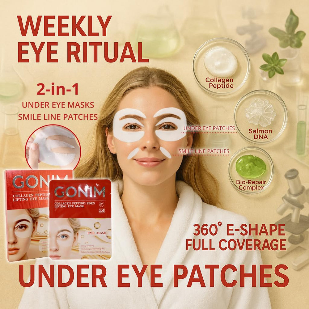 GONIM eye patches deliver retinol and collagen for rejuvenation