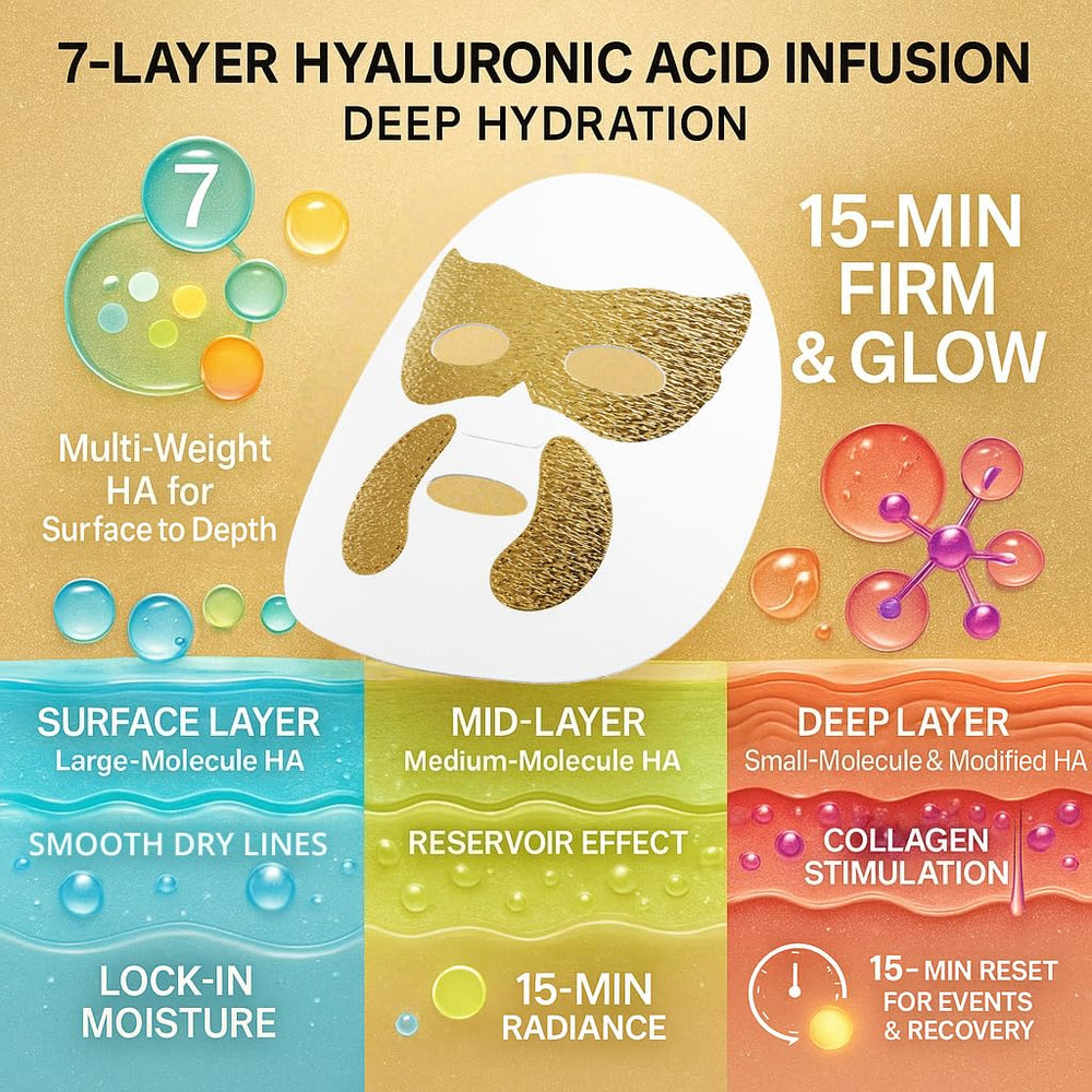 GONIM 7x hyaluronic acid hydration delivers moisture from surface to depth.