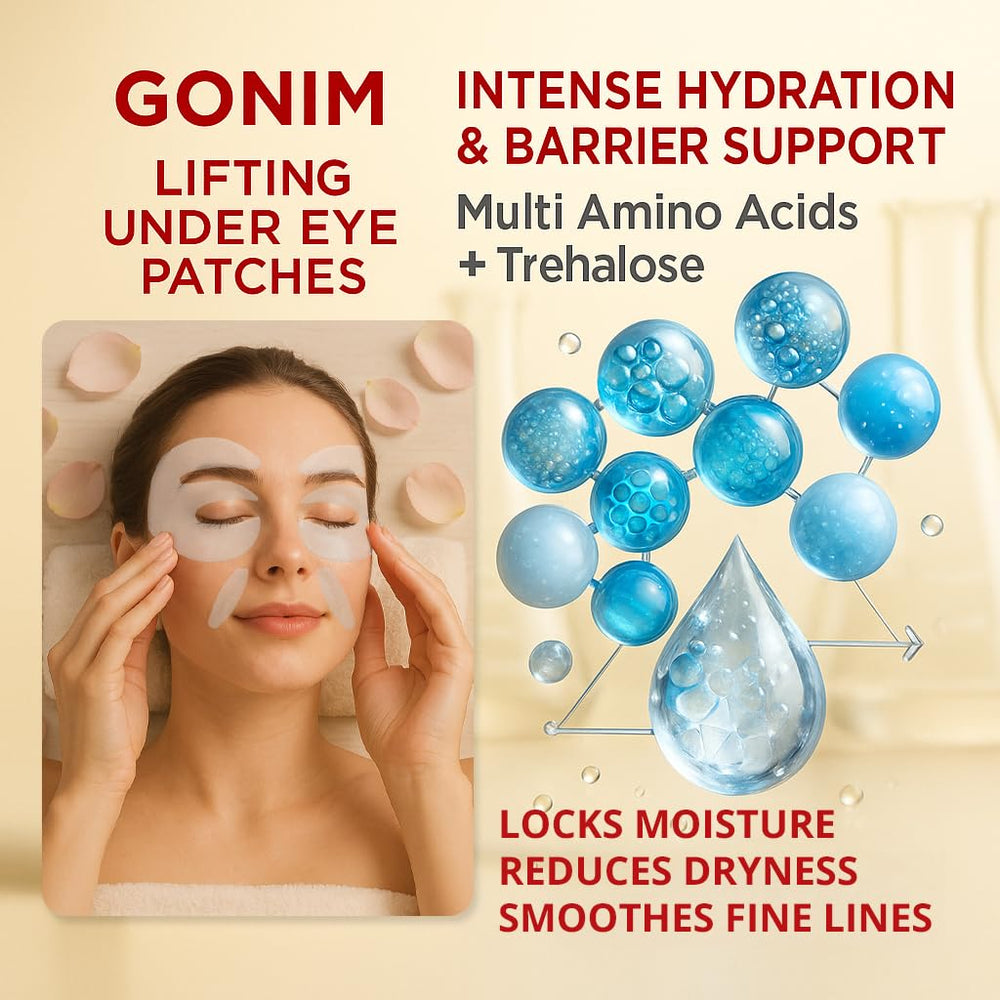 GONIM overnight eye mask promotes refreshed rested looking eyes