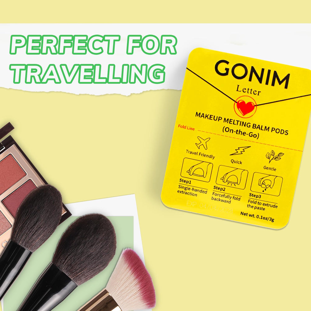 GONIM travel essentials for women with portable skin care.
