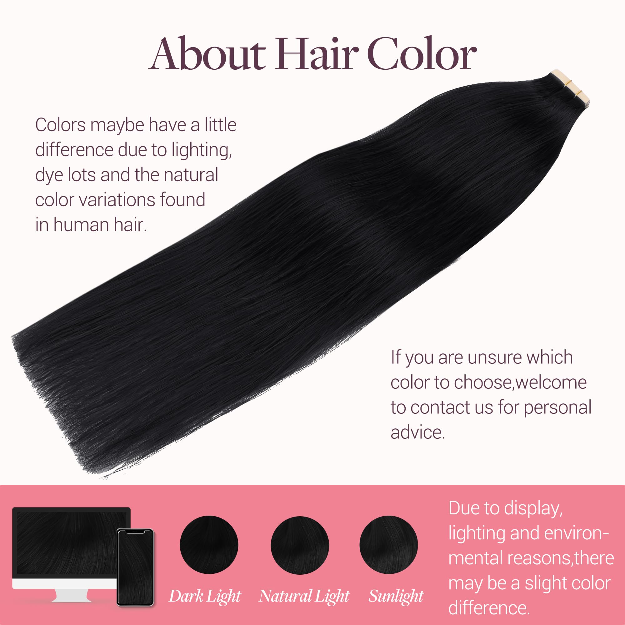 GOO GOO silky-straight extensions with thick ends