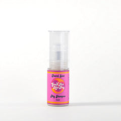 Good A- Hair Day dry shampoo powder in dark packaging refreshes hair between washes with oil absorption.