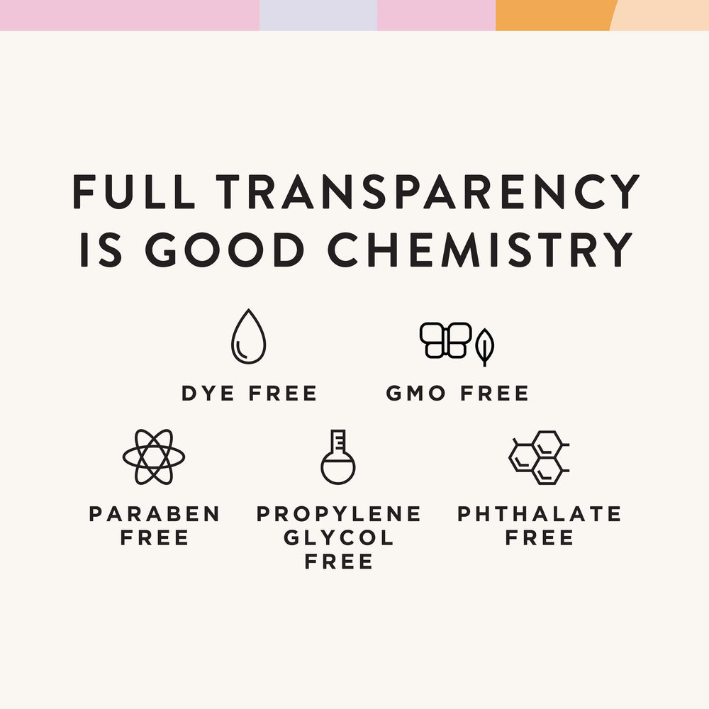 Good Chemistry Coco Blush travel case organized for travel