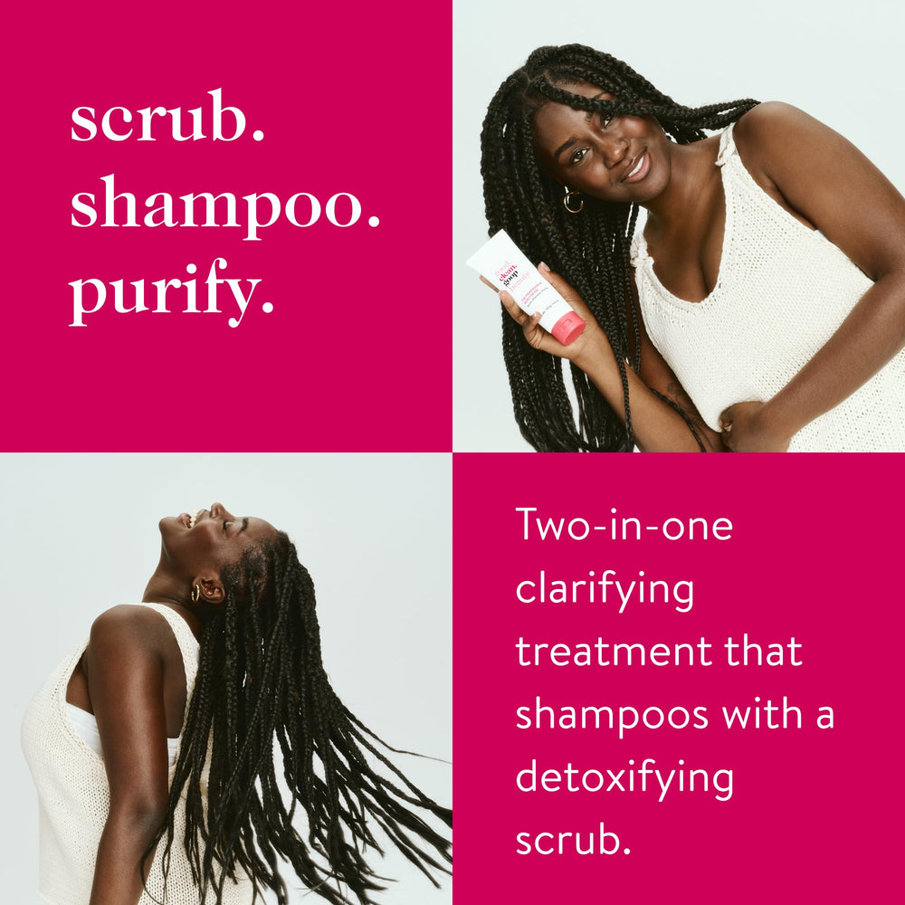 Powerscrub salt scrub exfoliating beads visible for buildup removal