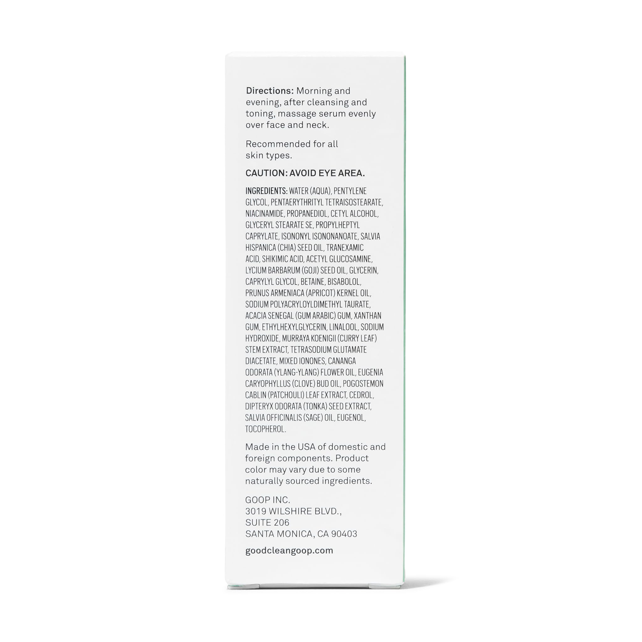 Good Clean Goop usage tips for morning and evening routines