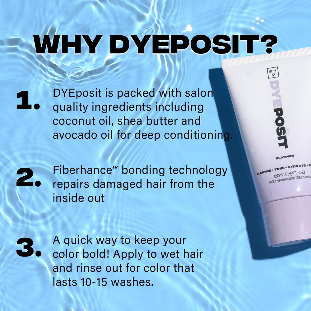 Good Dye Young DYEposit hair tone result showing revived pink shade and healthy shine
