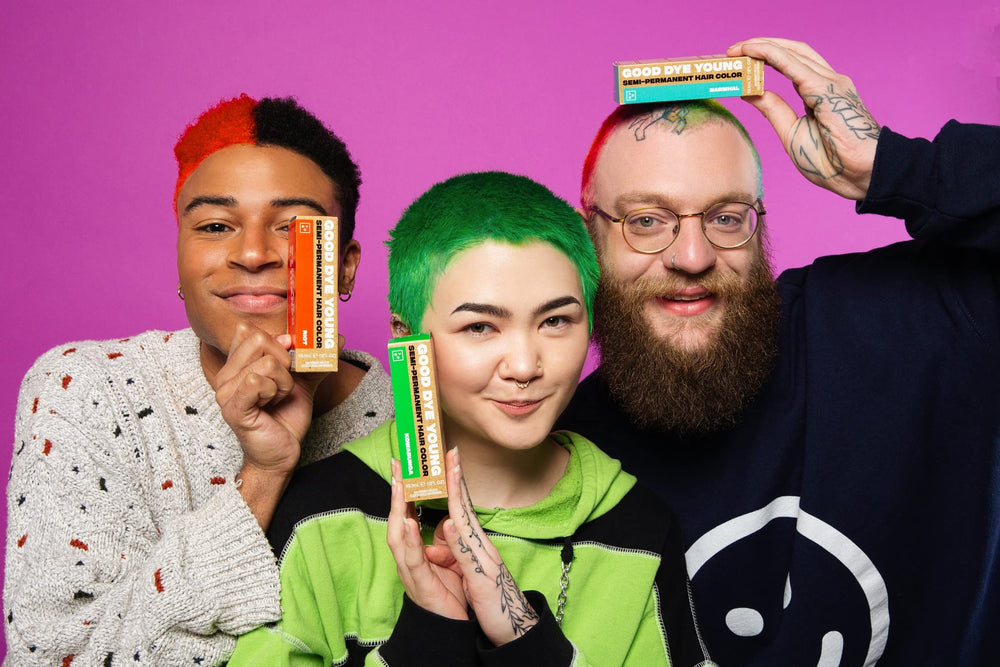 Good Dye Young Kowabunga packaging box emphasizing cruelty-free branding