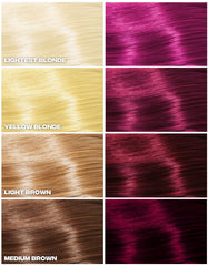 Good Dye Young magenta dye application gloves for mess-free use.