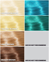 Good Dye Young Narwhal teal shade swatch highlights easy, even coverage.