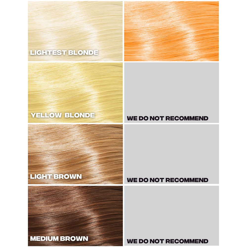 Good Dye Young Peach Fuzz on hair: vibrant top-layer stain without damage