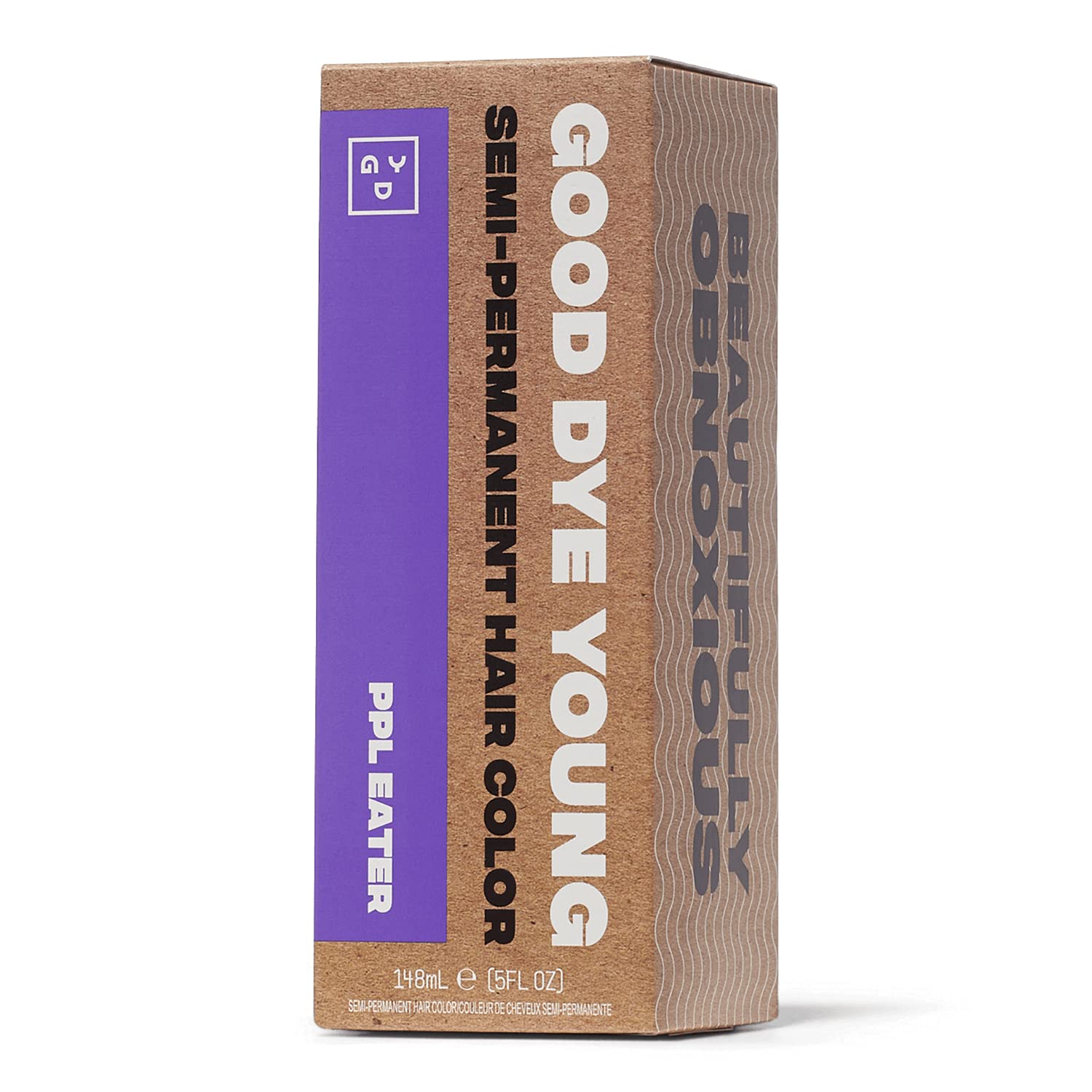 Good Dye Young purple hair dye bottle showing vibrant semi-permanent color
