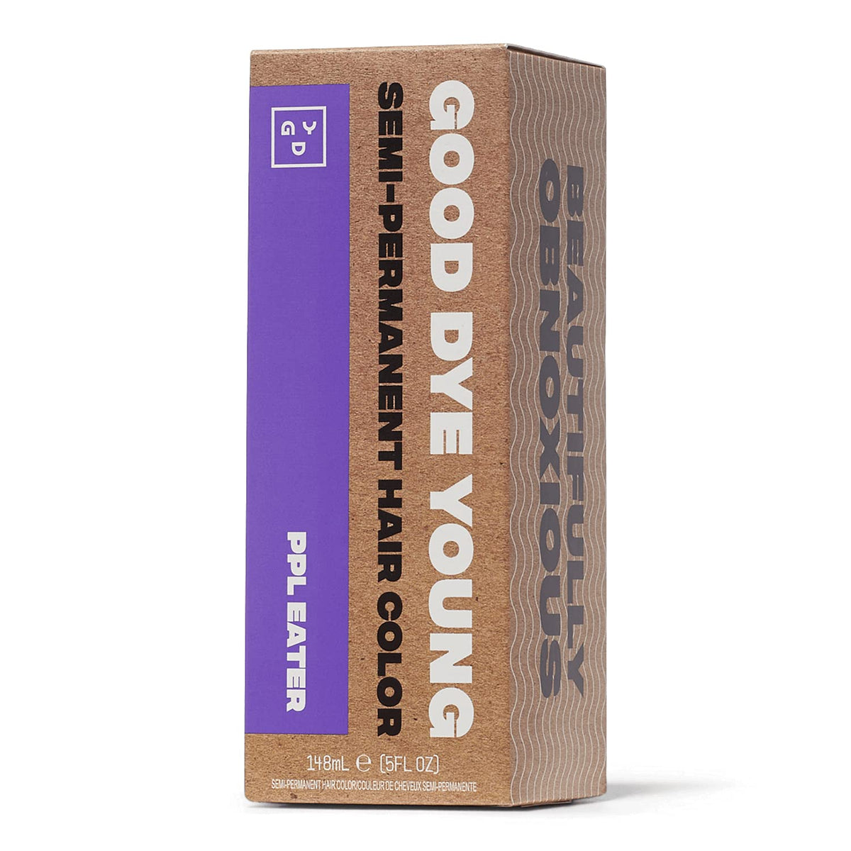 Good Dye Young purple hair dye bottle showing vibrant semi-permanent color