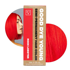 Good Dye Young Rock Lobster packaging with vibrant orange semi-permanent color for home use.