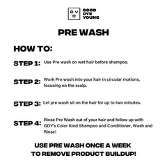 Good Dye Young scalp massage application demonstrates circular cleansing.