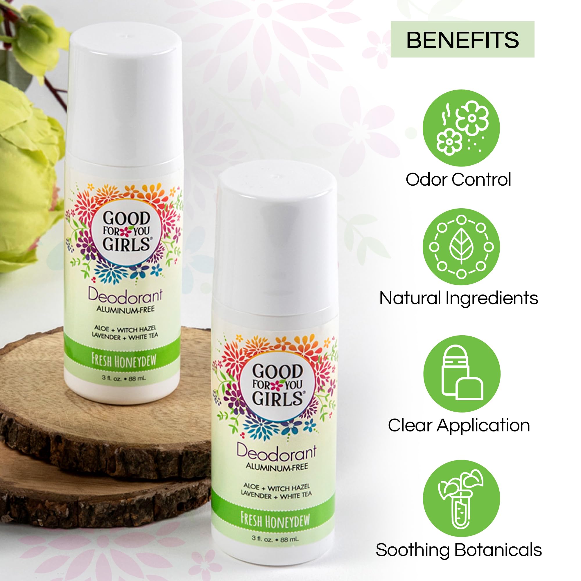 Good For You Girls natural plant-based formula with honeydew fragrance for sensitive skin