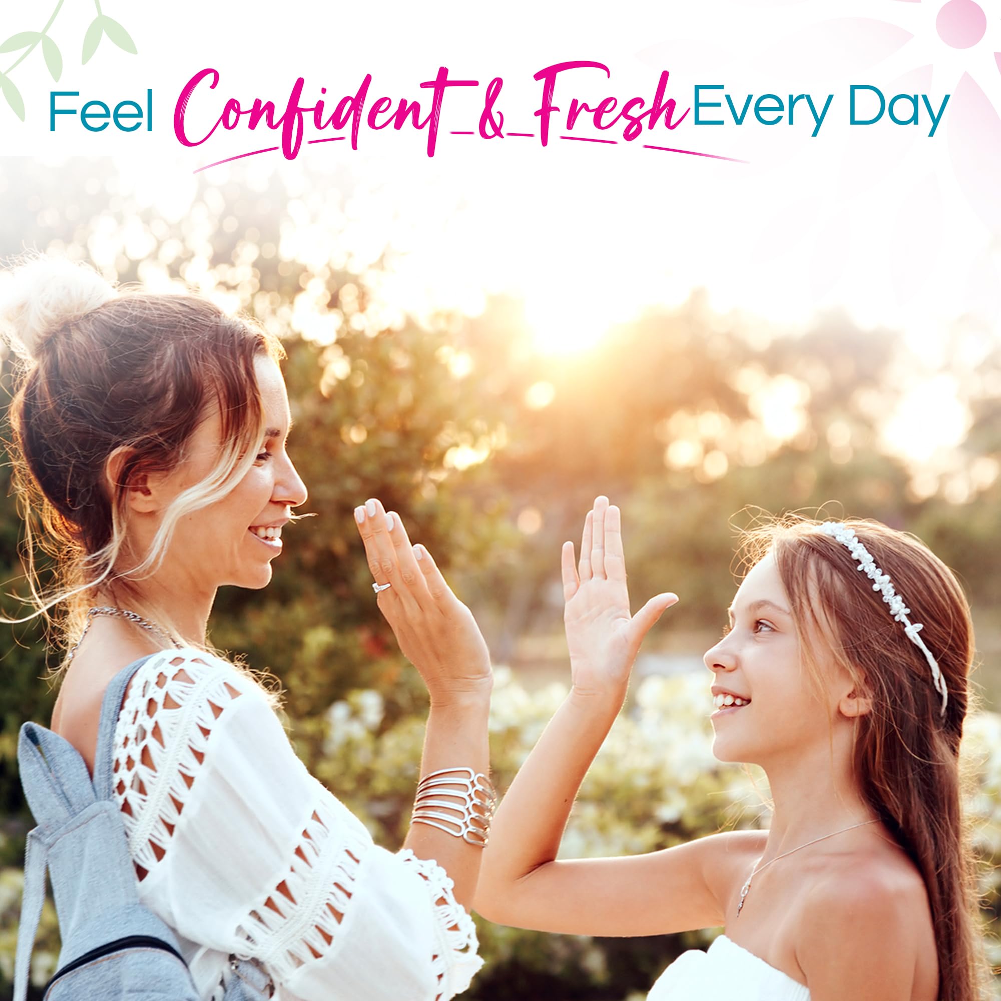 Good For You Girls soft powder scent during sport or school activities.