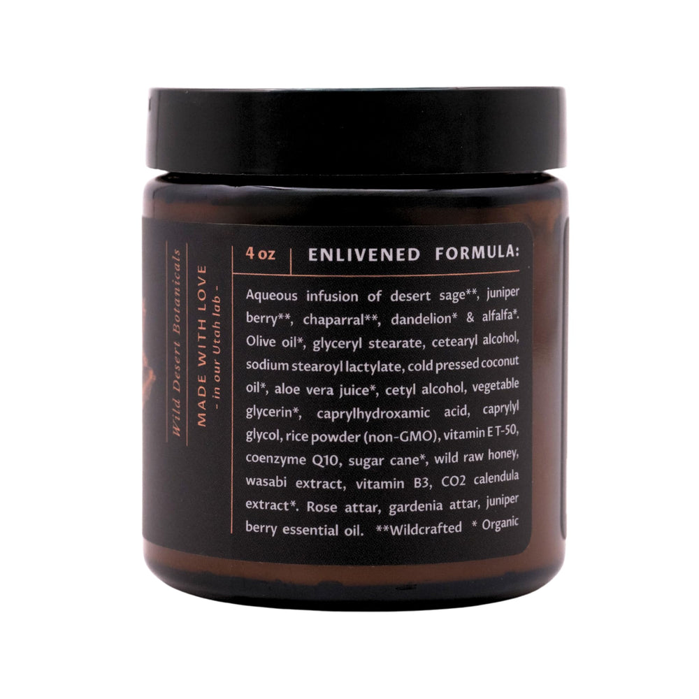 Close-up texture of Clarity Awakening Cream, lightweight and non-greasy