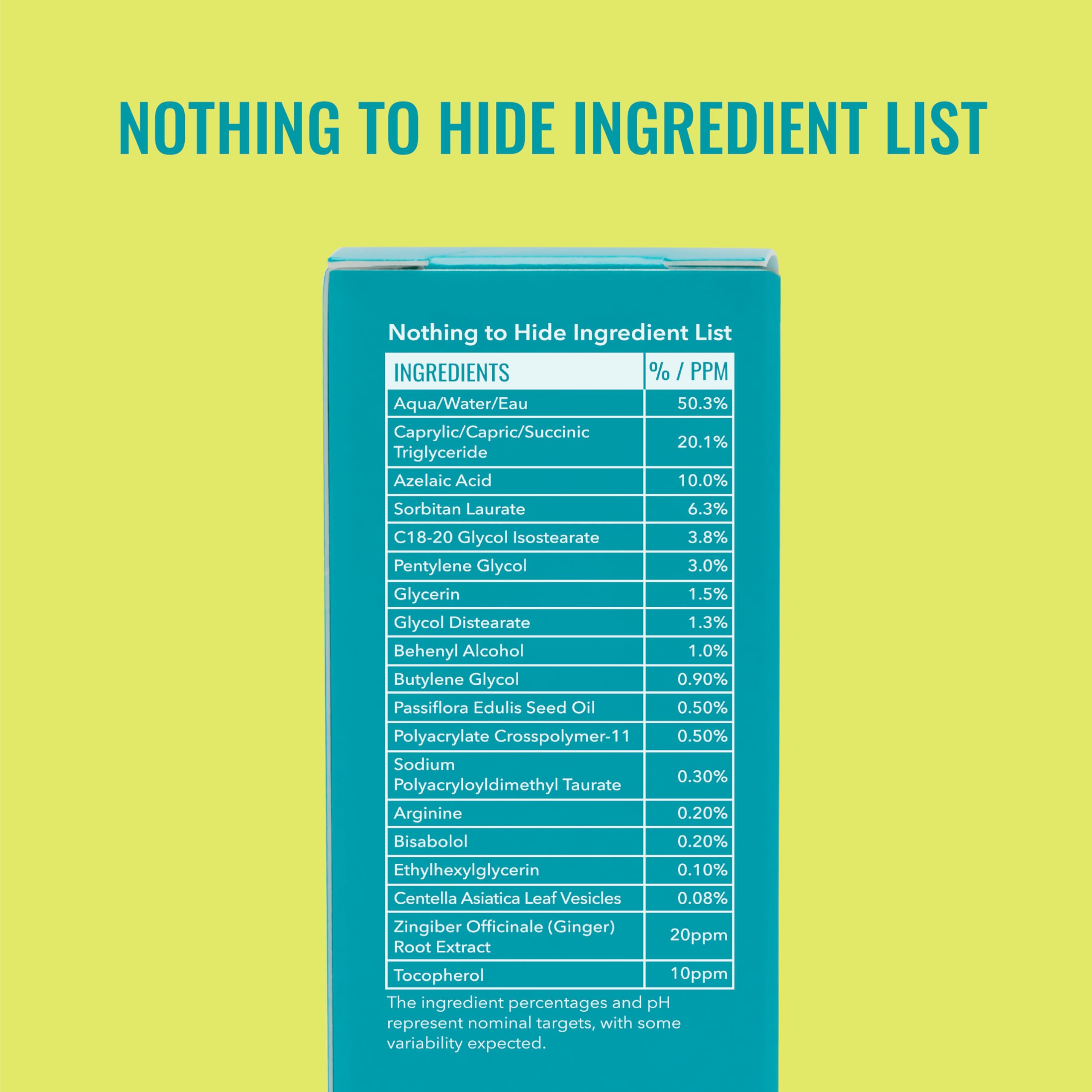 Good Molecules 10% Azelaic Acid Treatment fragrance free label suitable for sensitive skin