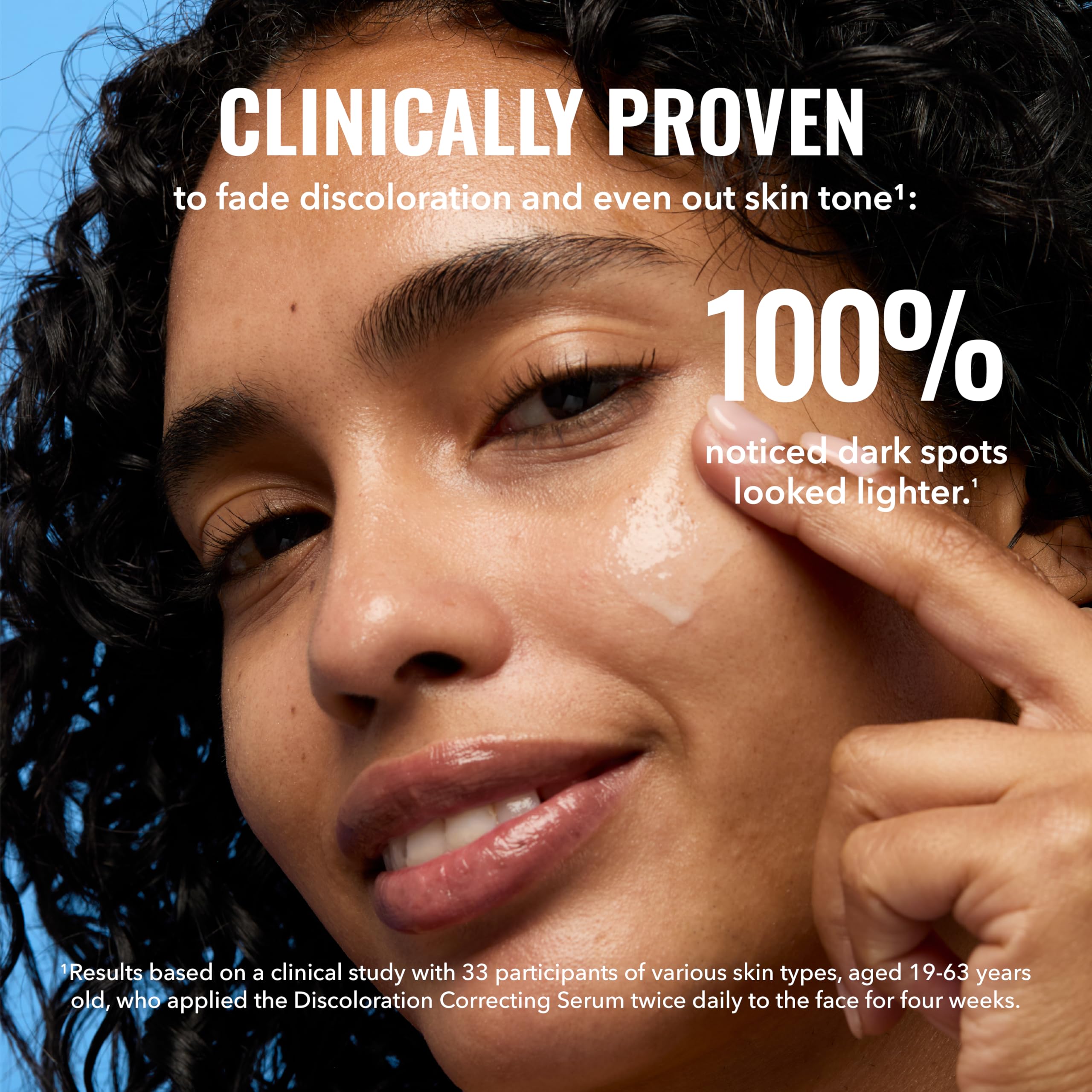 Good Molecules Discoloration Correcting Serum Pack on vanity for daily use.