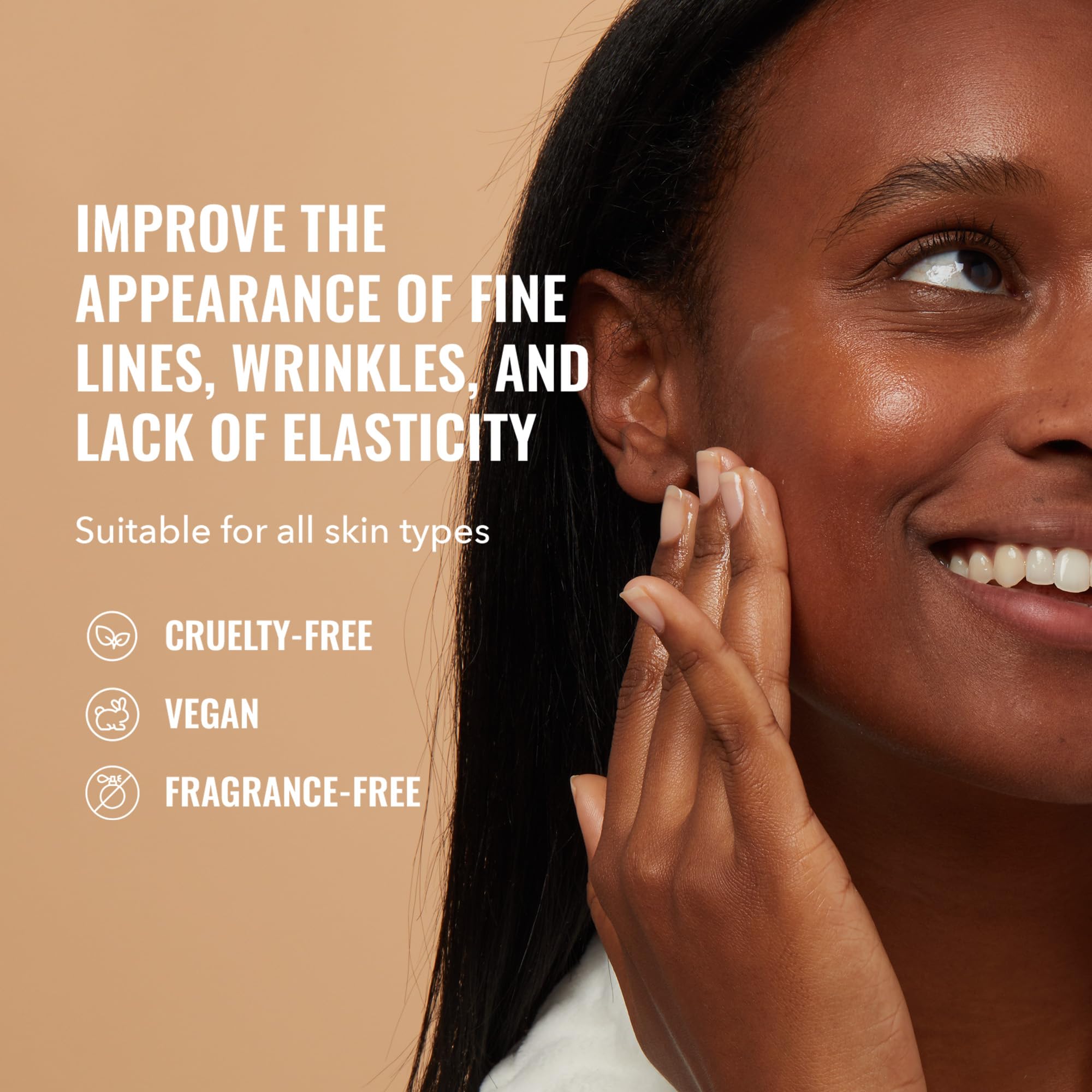 Good Molecules Gentle Retinol Cream cream swirl shows lightweight, non-irritating texture for nightly use.