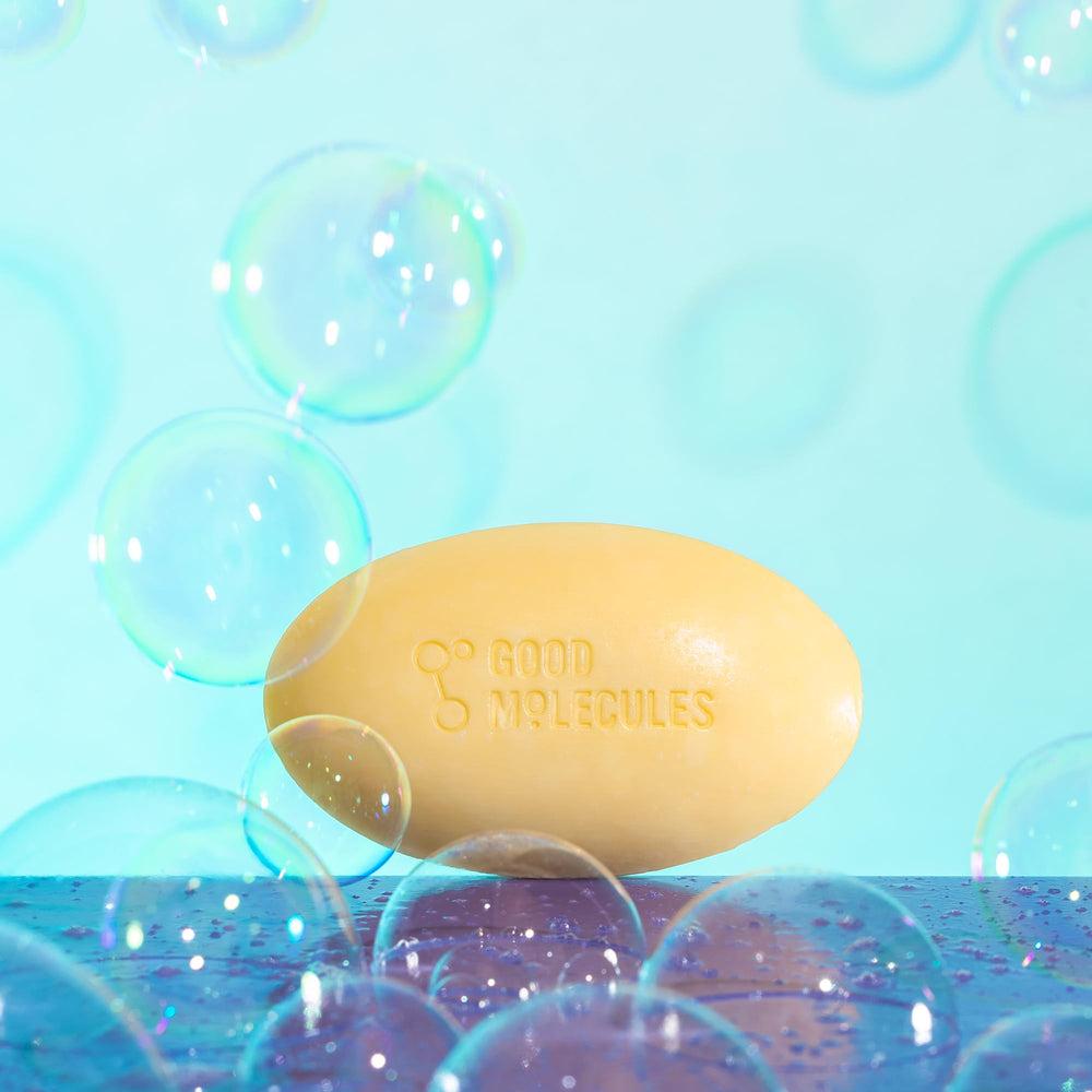 Good Molecules Hydrate and Cleanse Bar is vegan and cruelty-free.