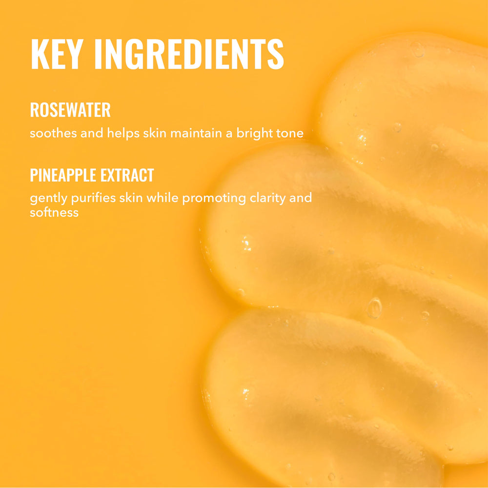 Hands applying Good Molecules Hydrating Cleansing Gel to damp skin for a soft lather.
