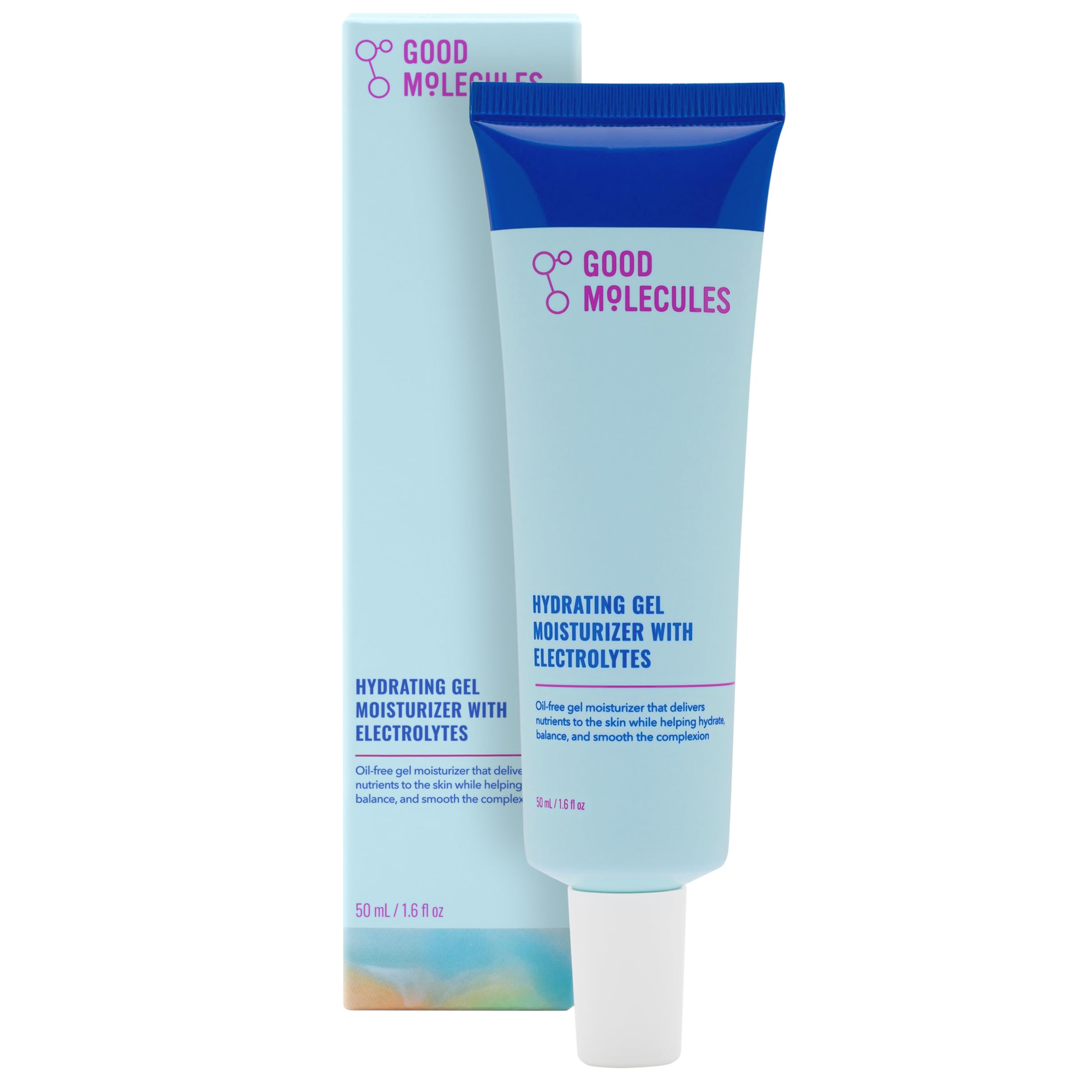 Good Molecules Hydrating Gel Moisturizer bottle delivering fast, weightless hydration.
