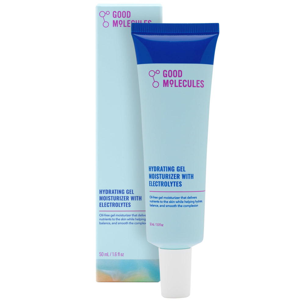 Good Molecules Hydrating Gel Moisturizer bottle delivering fast, weightless hydration.