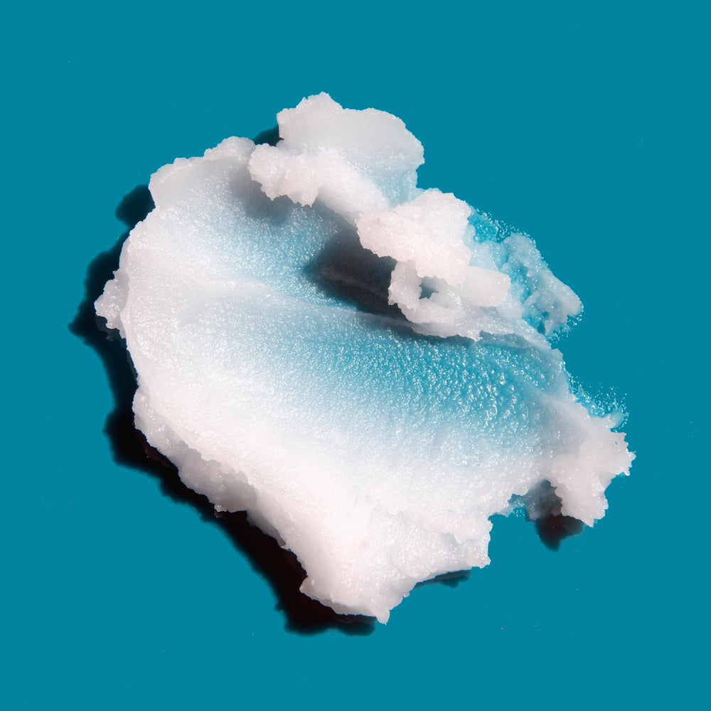 Good Molecules balm activates with water for a gentle cleanse near eyes.