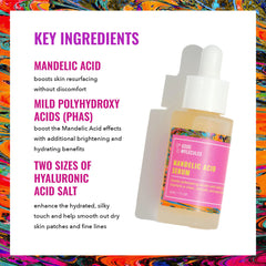 Application scene of Good Molecules Mandelic Acid Serum improving texture.