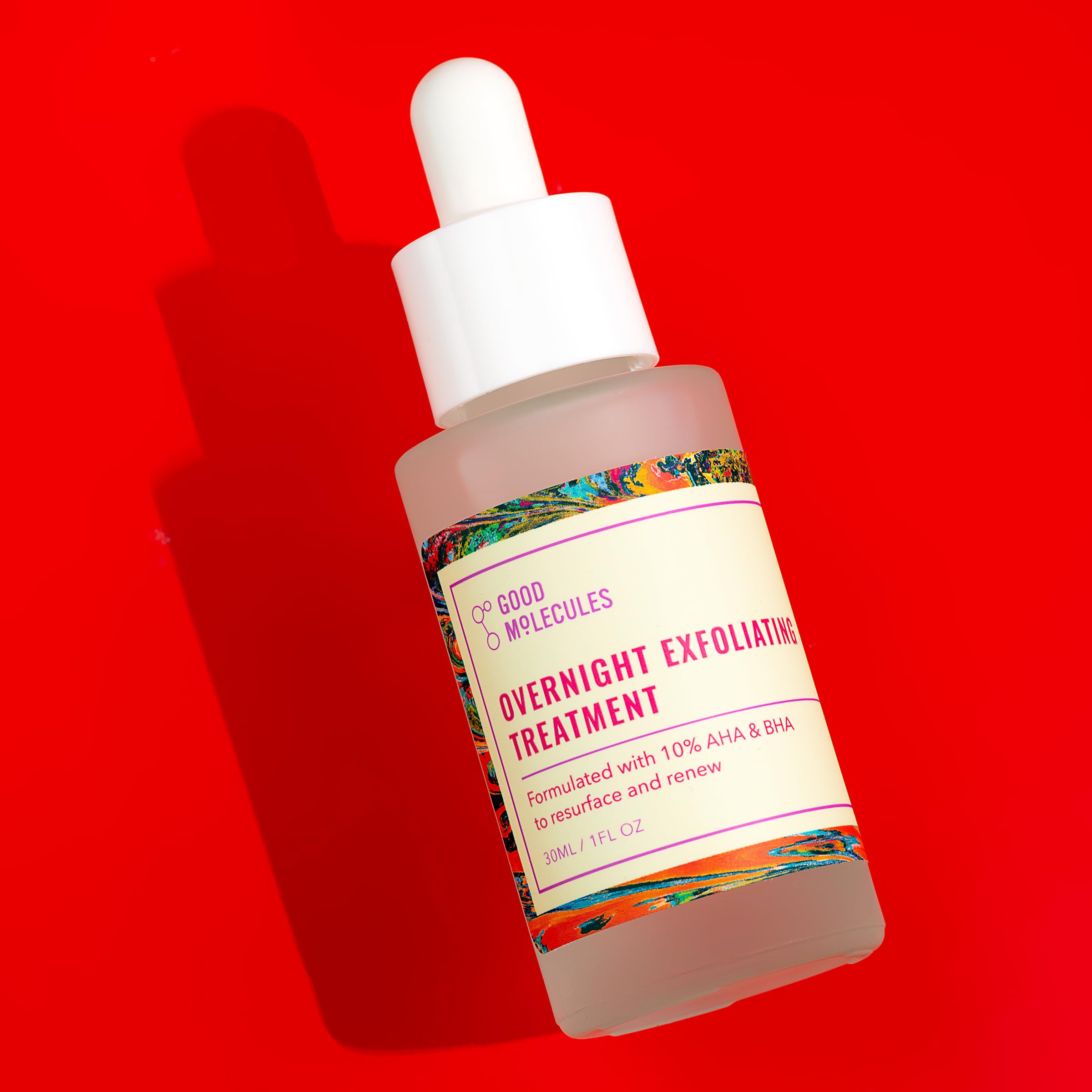 Good Molecules pore-minimizing effect visual communicates clearer skin texture.