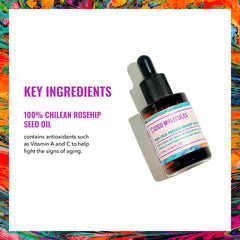 Dispensing dropper with Good Molecules Rosehip Seed Oil for gentle use.