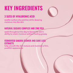 Texture close-up reveals light, quick absorbing, non greasy formula from Good Molecules.