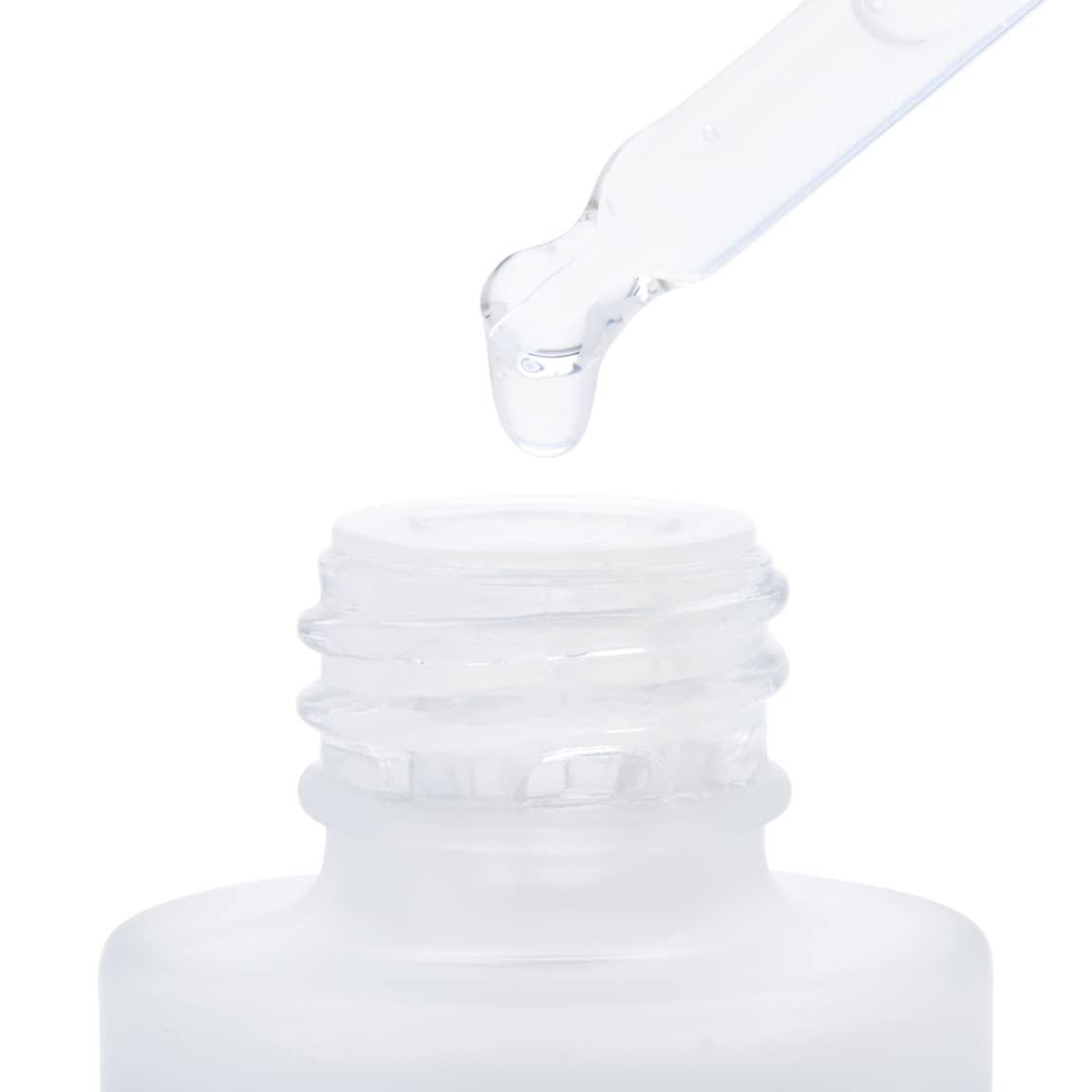 Good Molecules Super Peptide Serum hands in use for morning or night regimen