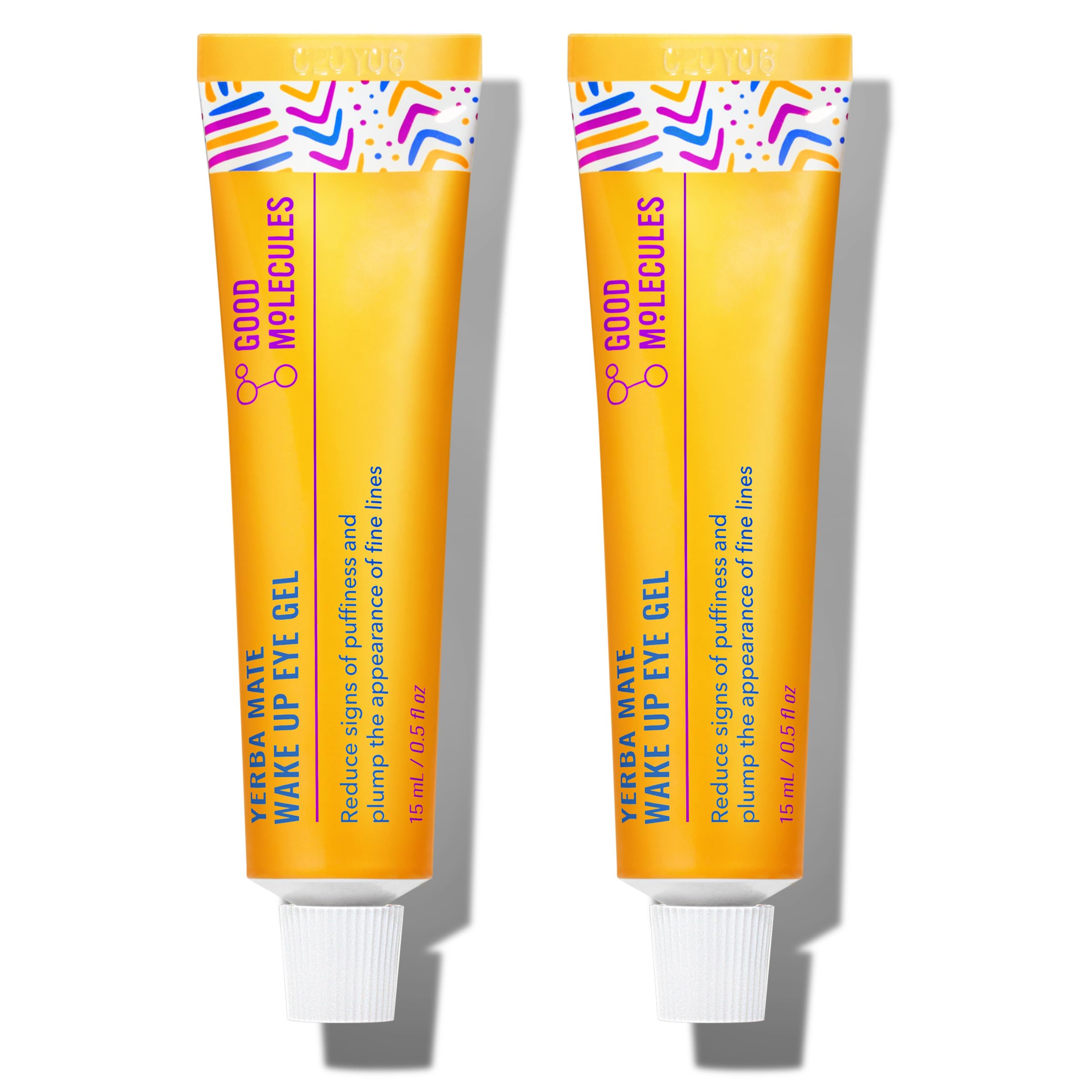 Good Molecules Yerba Mate Wake Up Eye Gel tube provides refreshing hydration and reduces puffiness.