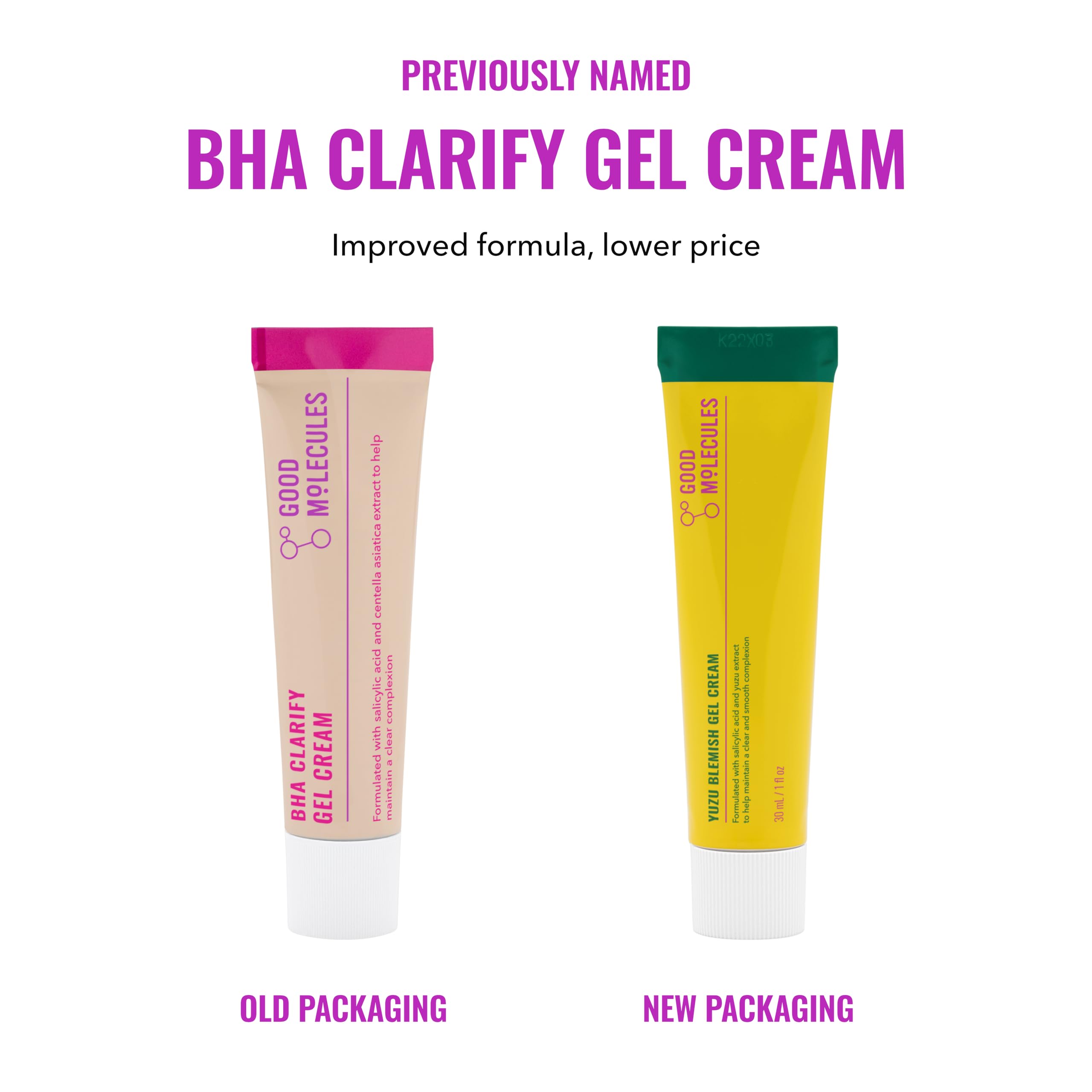Gentle fragrance-free formula ideal for daily use on blemish-prone skin