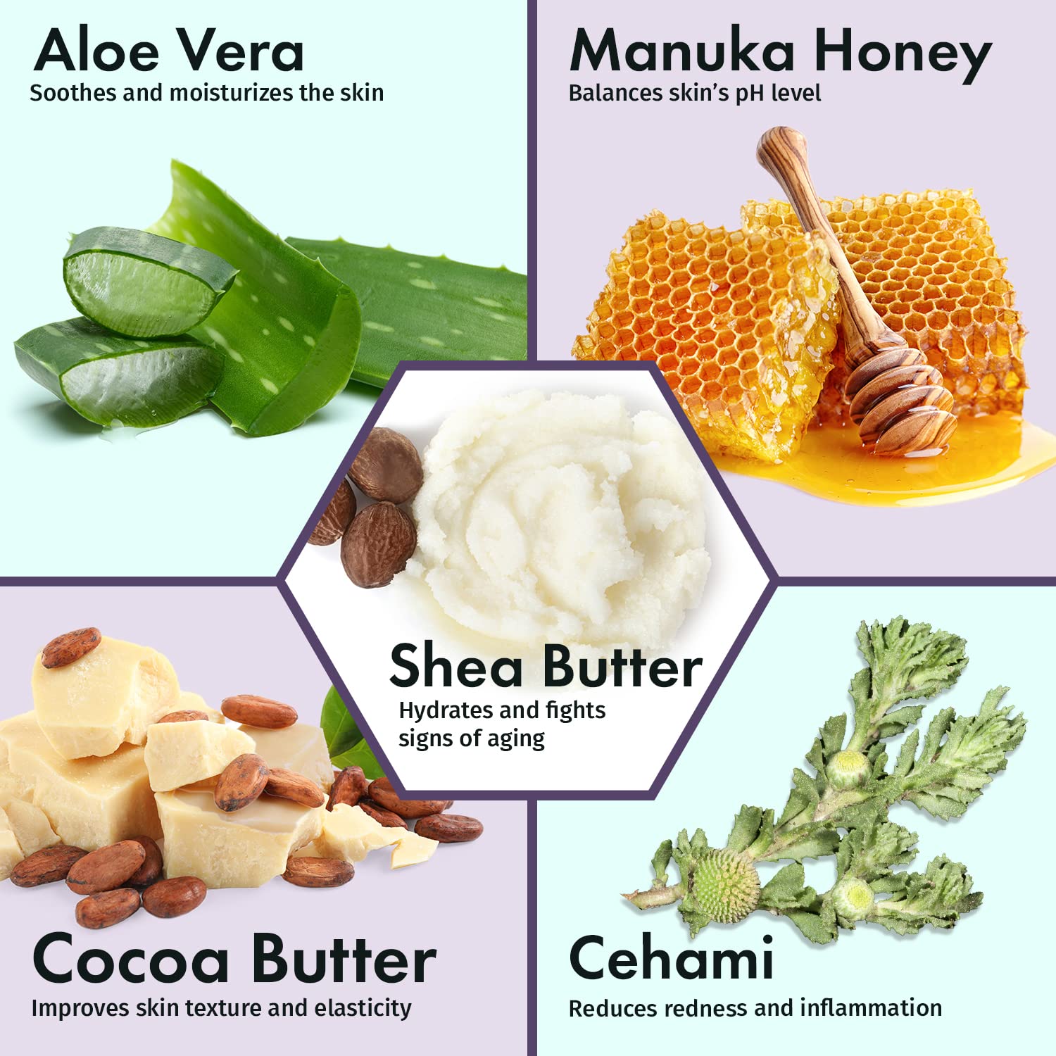 Shea butter-rich GOOD ON YA' cream shown for skin nourishment