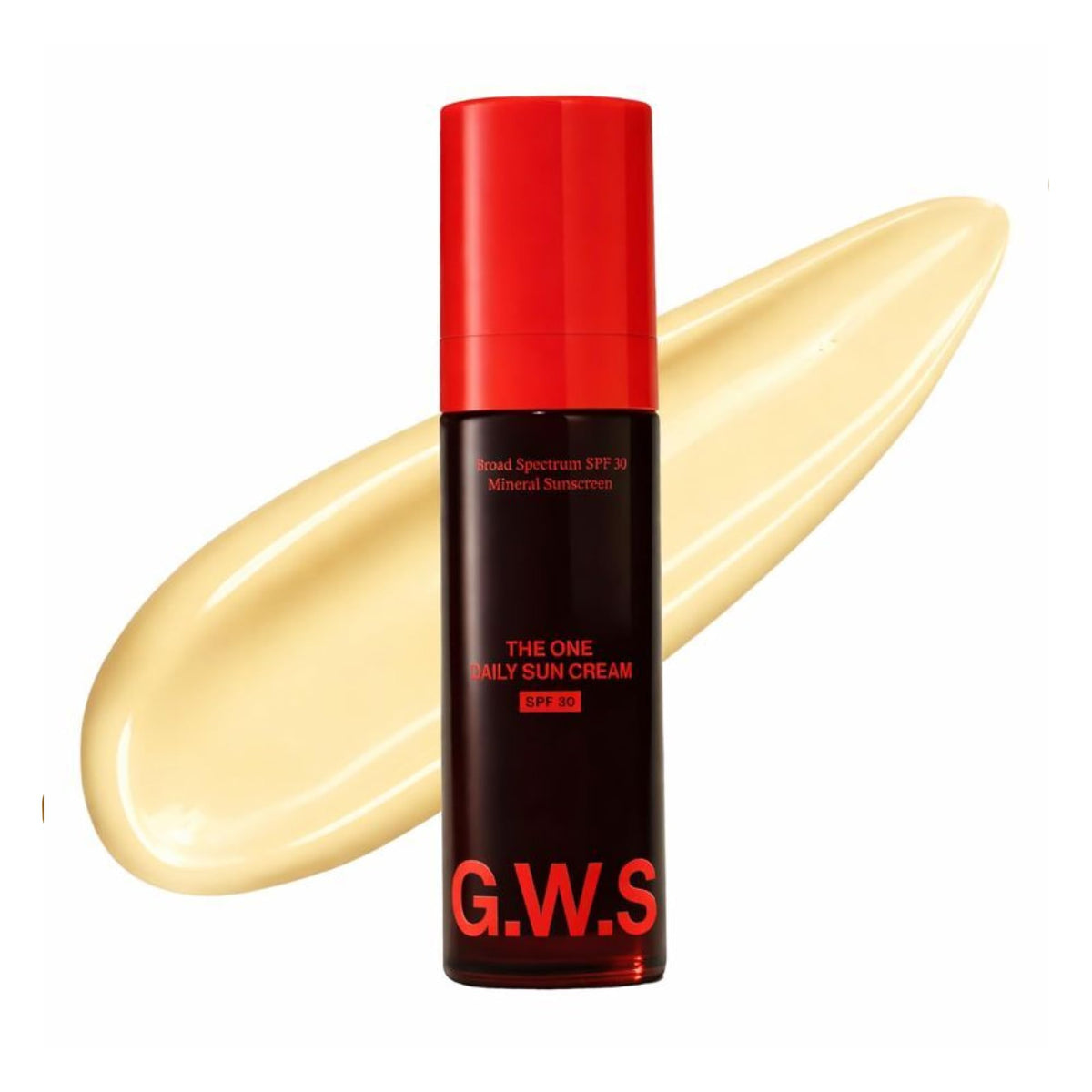 Good Weather Skin The One Daily Sun Cream bottle front with SPF 30 protection for face and neck