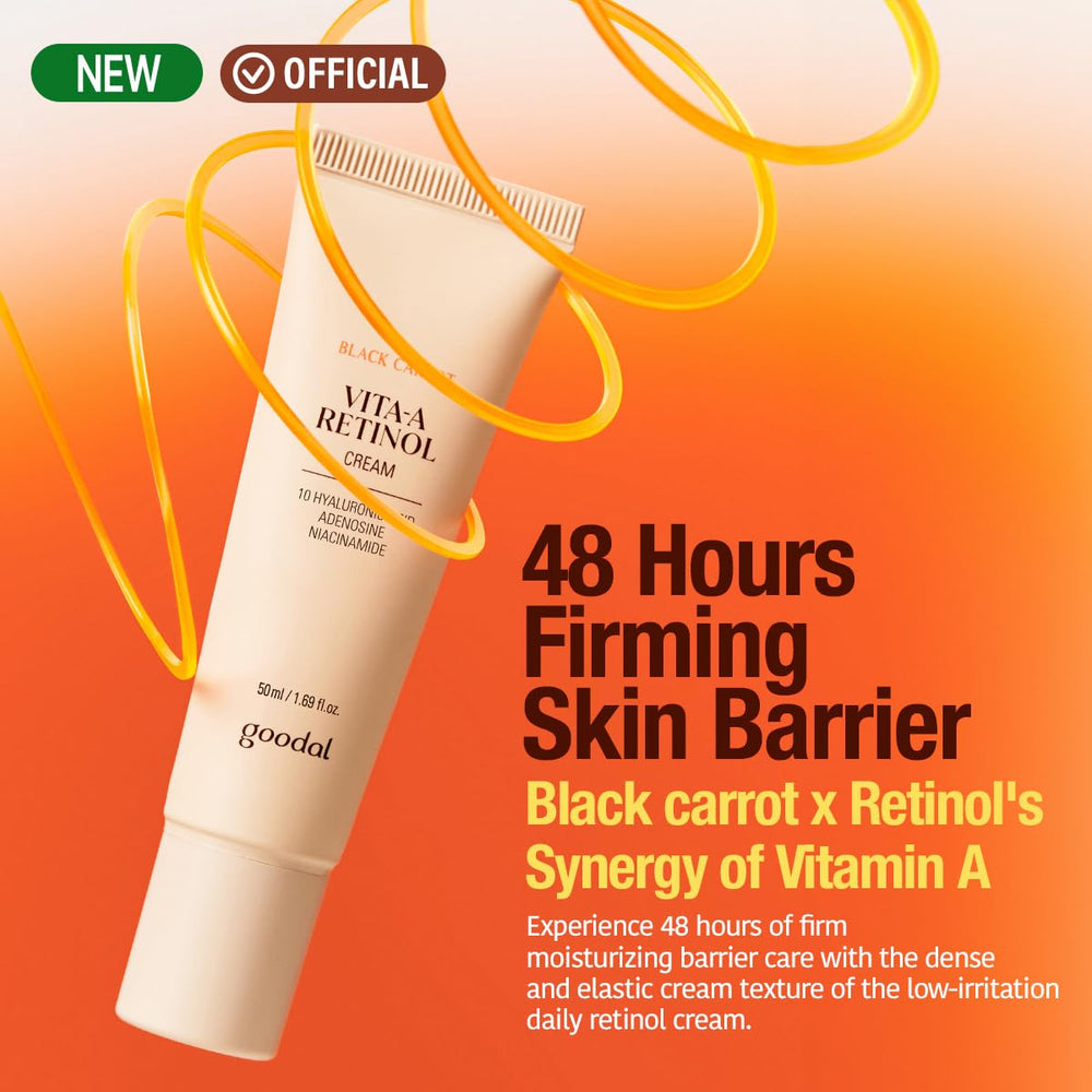 GOODAL Retinol Cream texture closeup highlighting rich, creamy consistency