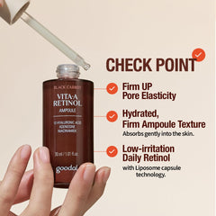 GOODAL close-up shows hydrated, dewy skin after application.