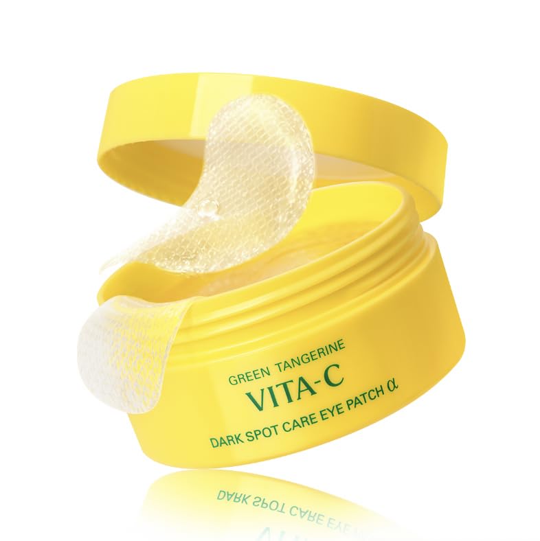 GOODAL Green Tangerine Eye Patches Alpha packaging highlighting moisture support