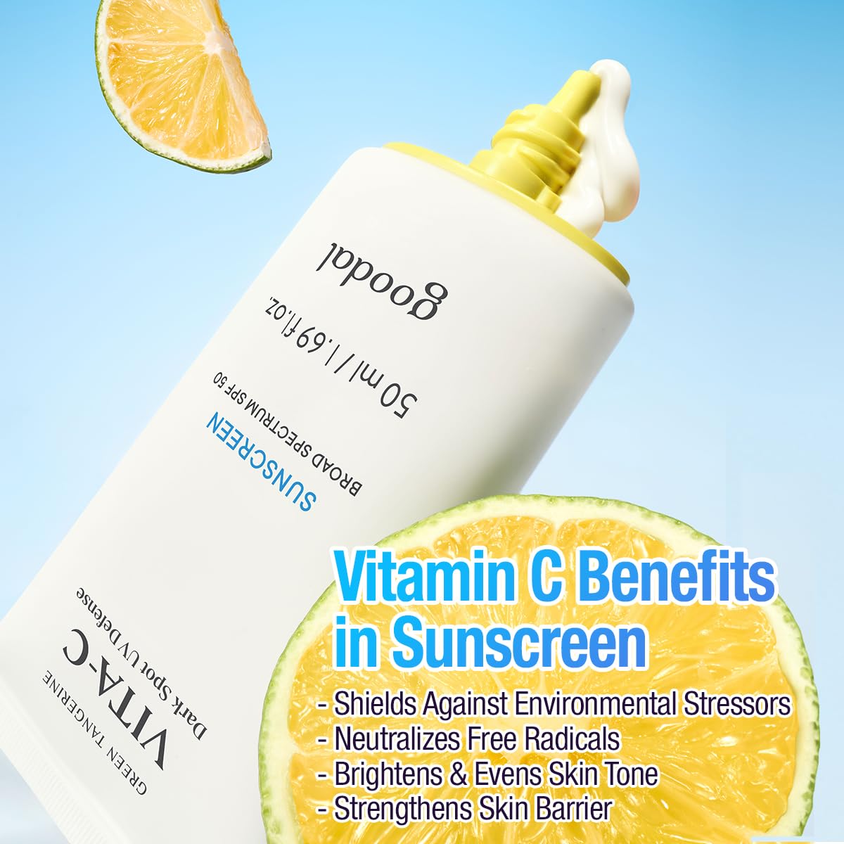 GOODAL sunscreen shows no white cast on diverse skin tones.