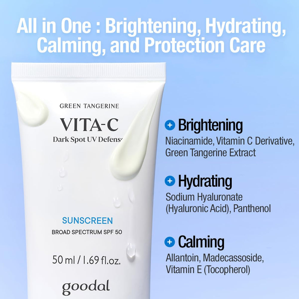 GOODAL texture close-up highlighting ultra-light, fast-absorbing formula.