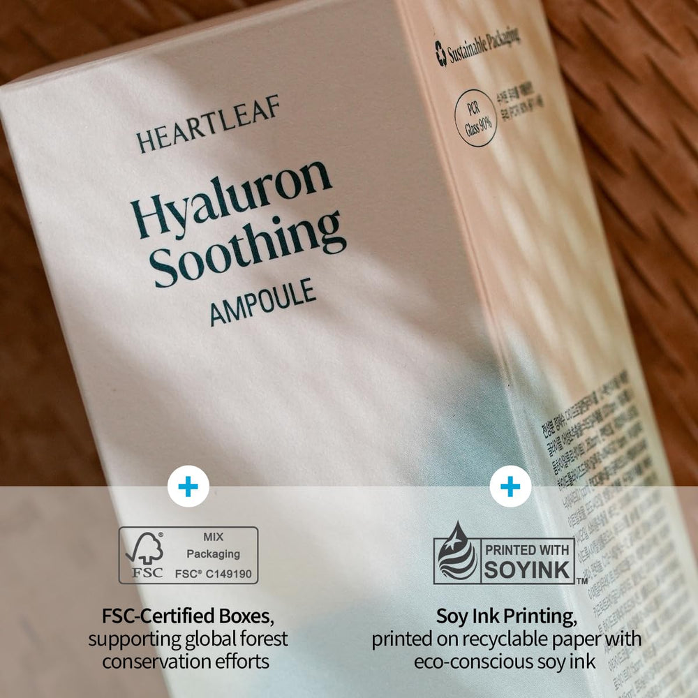 GOODAL Heartleaf Hyaluron Ampoule bottle supports daily routine.