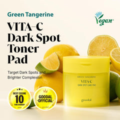 GOODAL toner pad embossed side close-up for targeted cleansing.