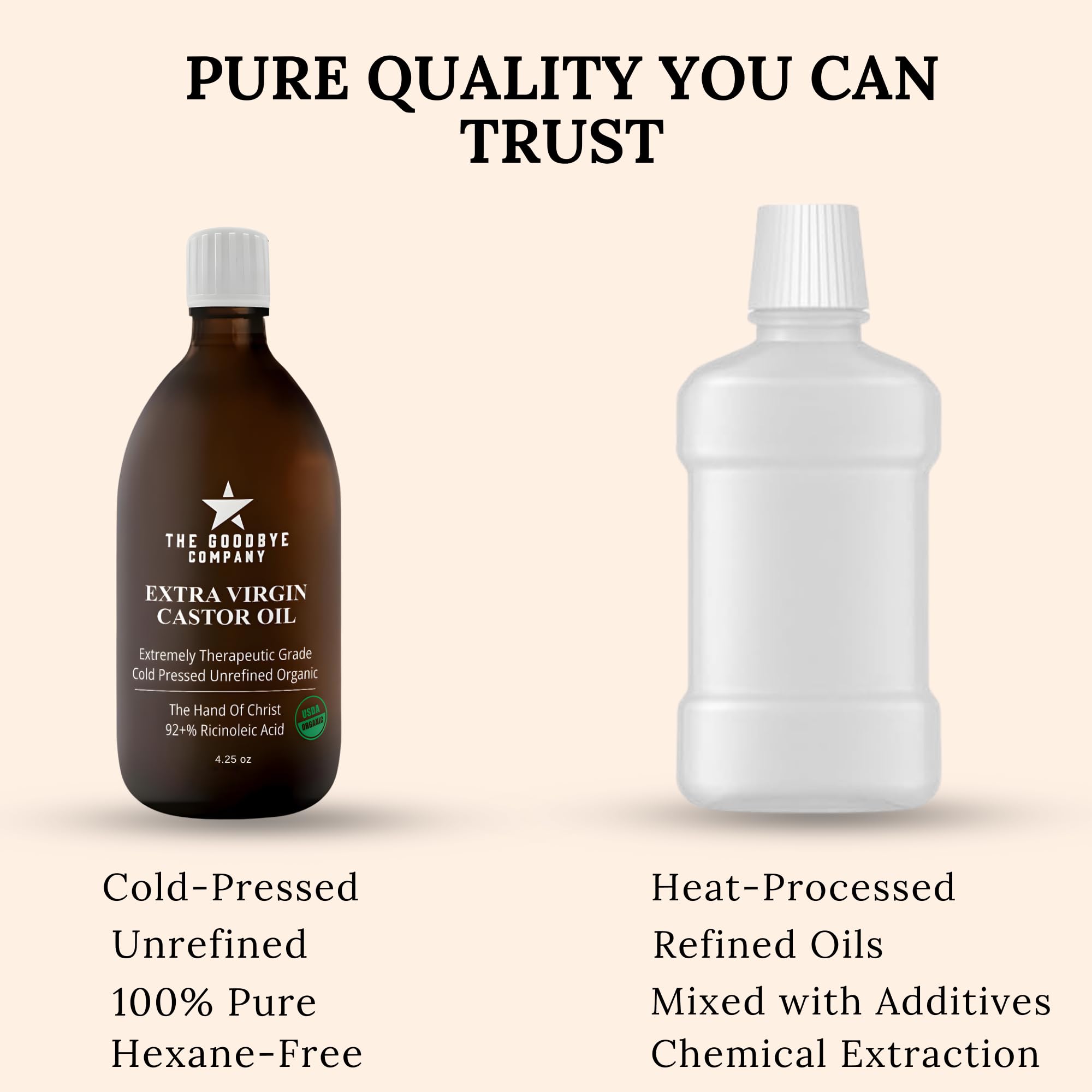 Amber glass packaging preserves potency and reduces plastic exposure.