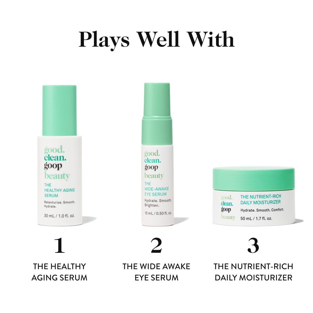 Good Clean Goop morning and evening use fits into daily routines