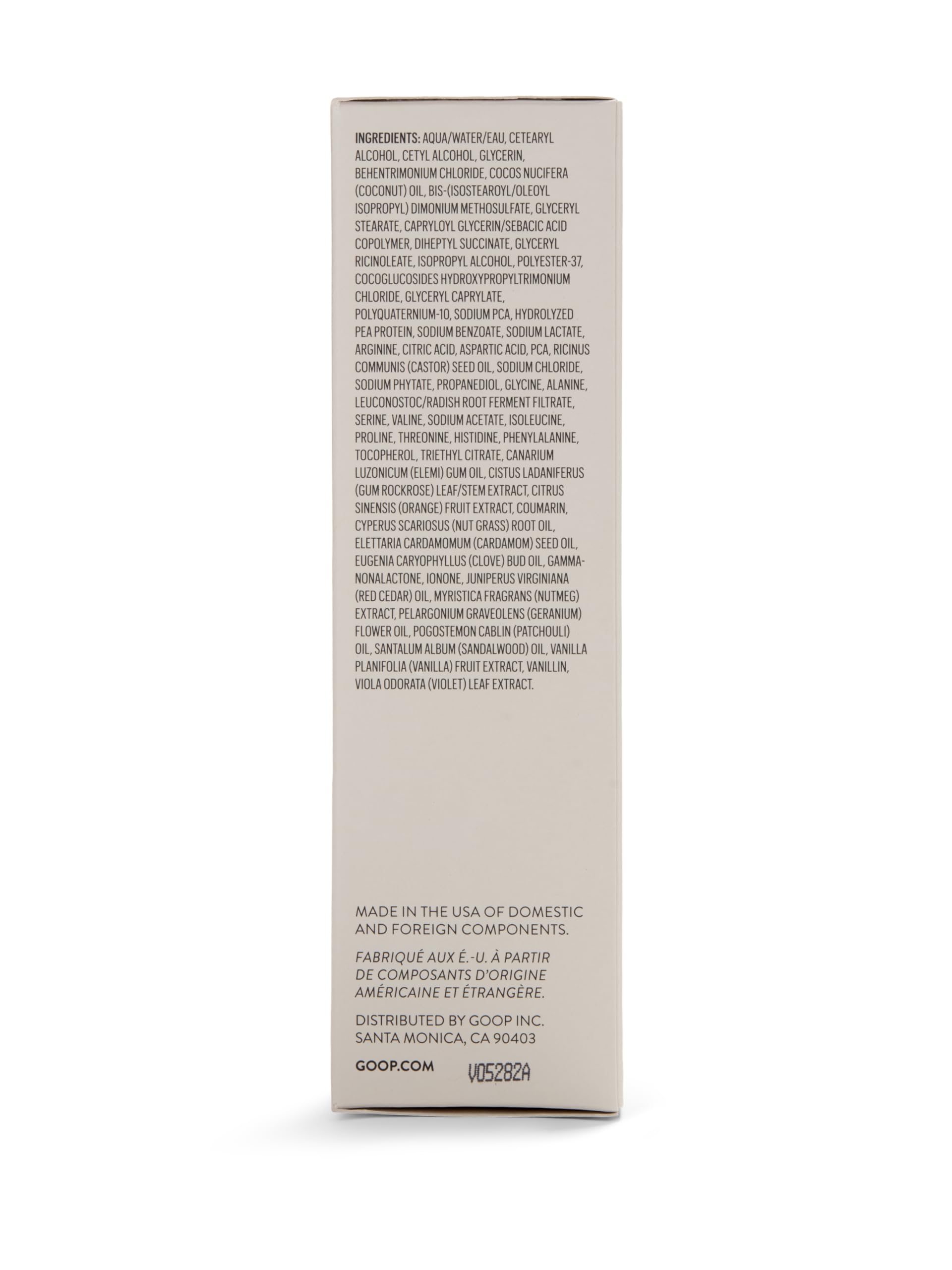 Goop Beauty Amino Acid Conditioner packaging features sulfate-free and cruelty-free labeling.