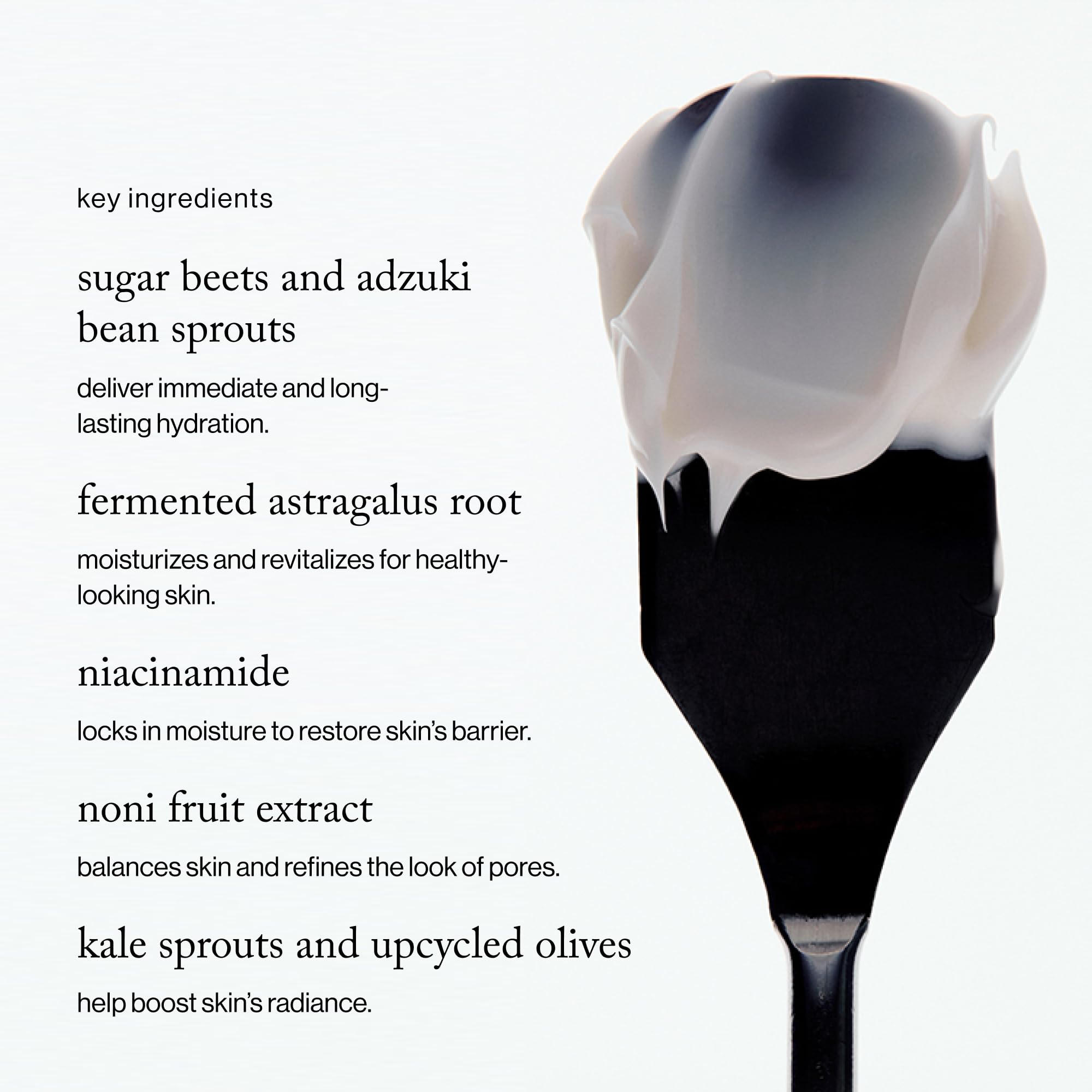 Goop Beauty astragalus root ferment illustration highlighting hydration and firmness.