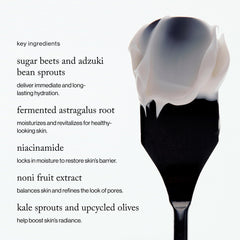 Goop Beauty astragalus root ferment illustration highlighting hydration and firmness.
